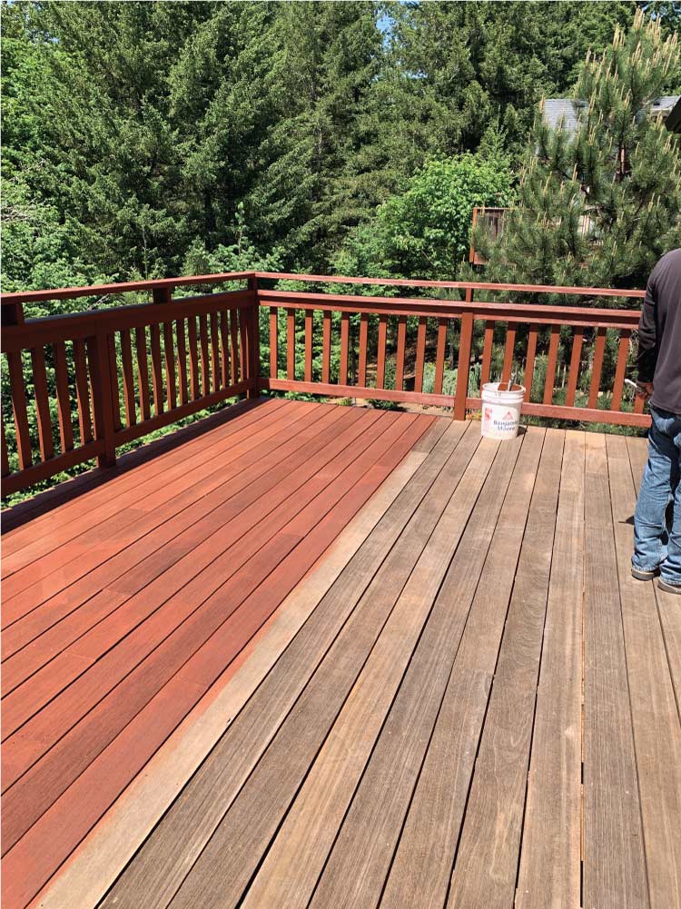 deck staining and  finishing in oregon