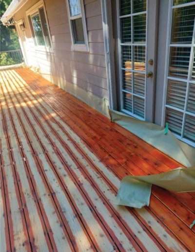 deck staining in forest grove