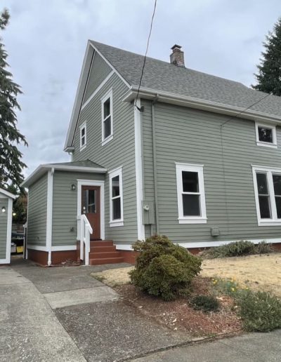 grey exterior painting in oregon